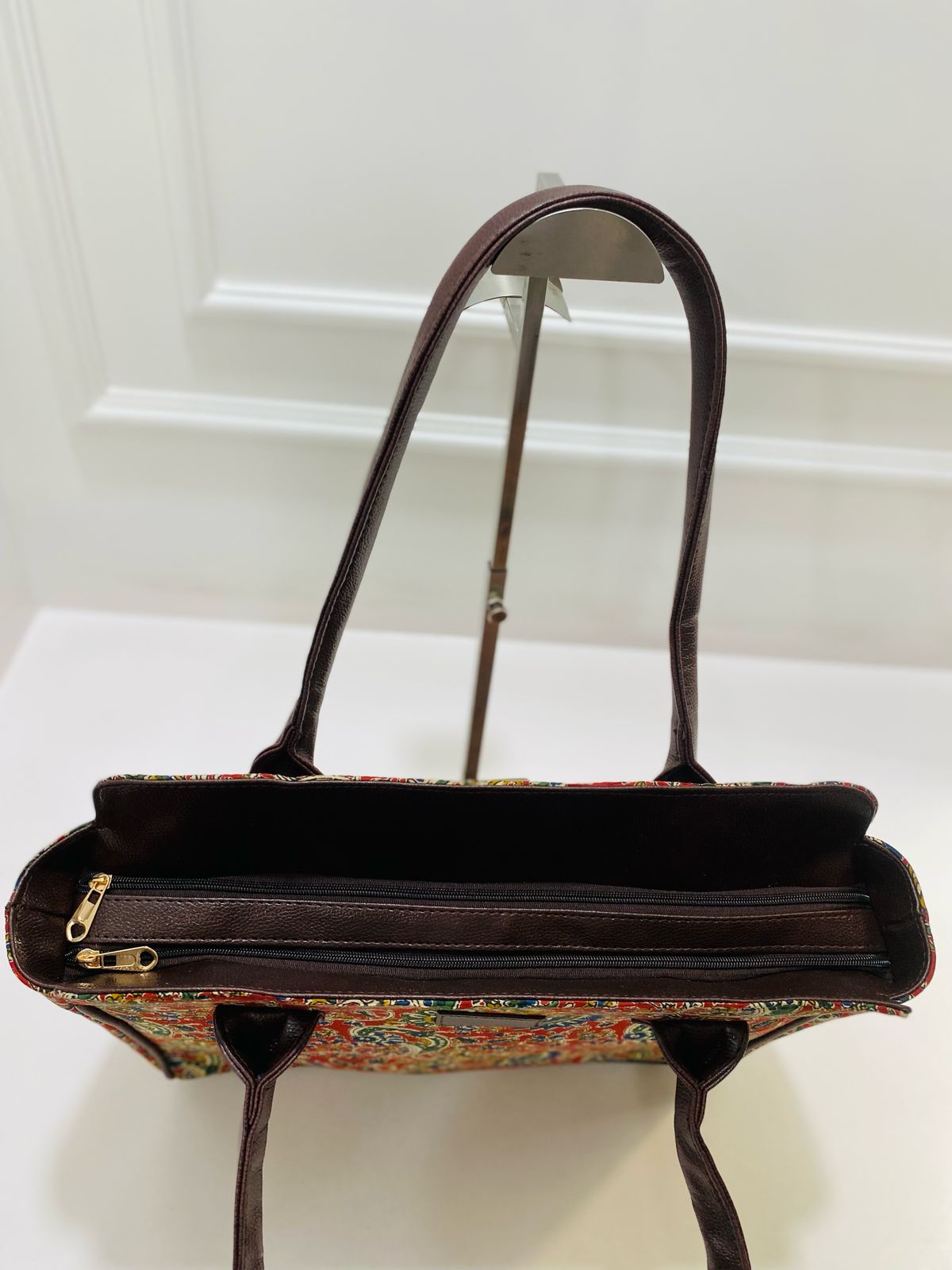 Red Ethnic Morvi Laptop Bag