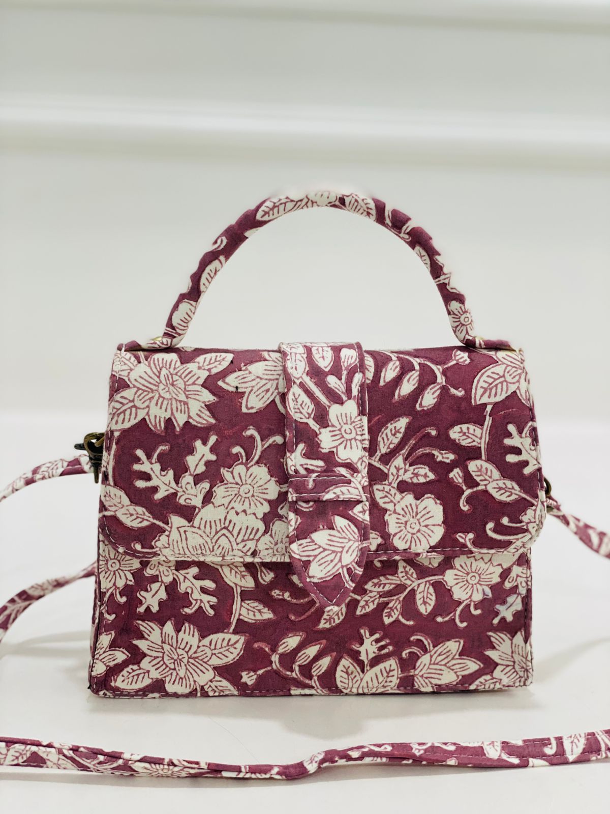 Gulnaar Hand Block Printed Sling Bag