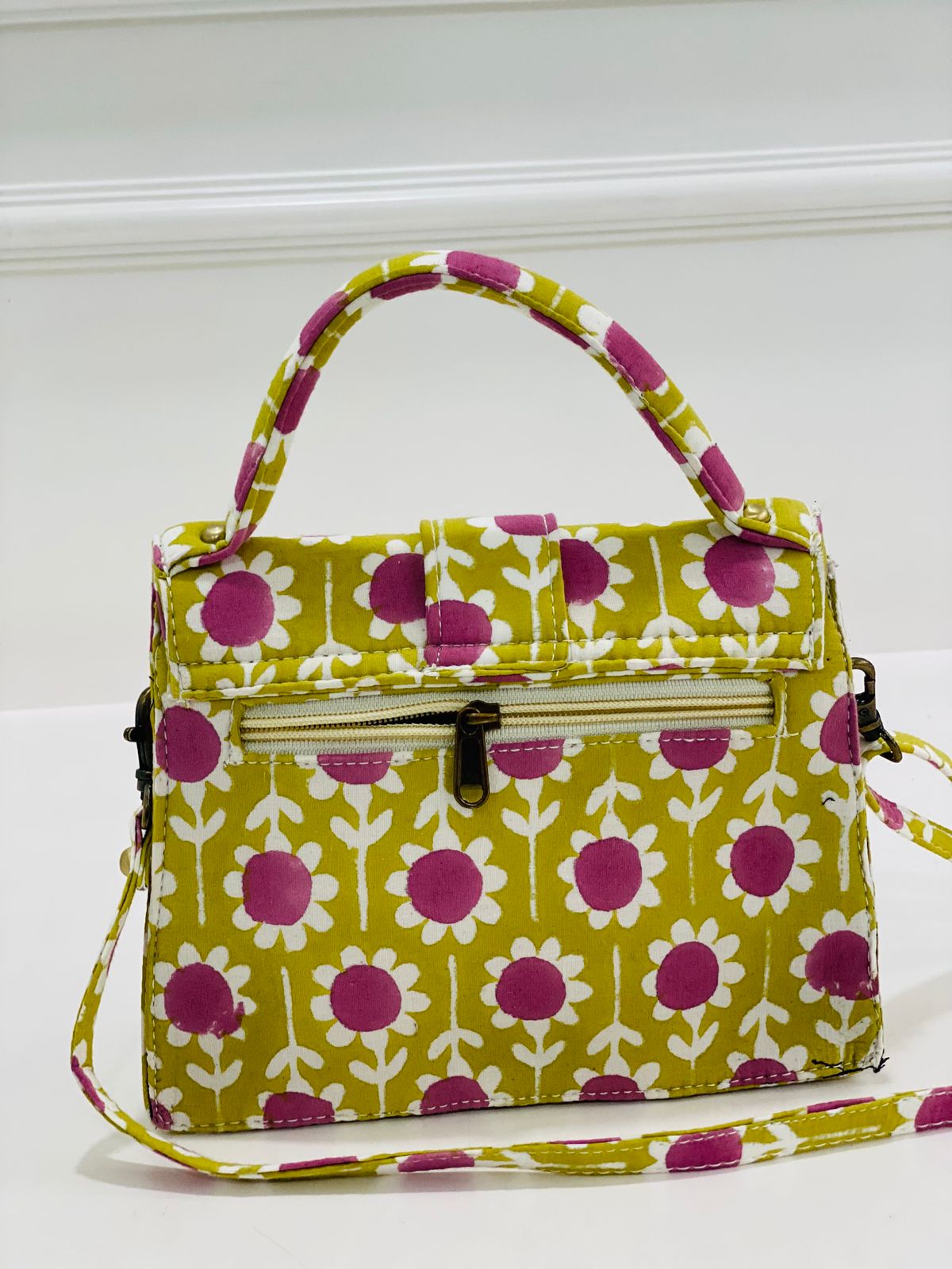 Gulbahaar Hand Block Printed Sling Bag