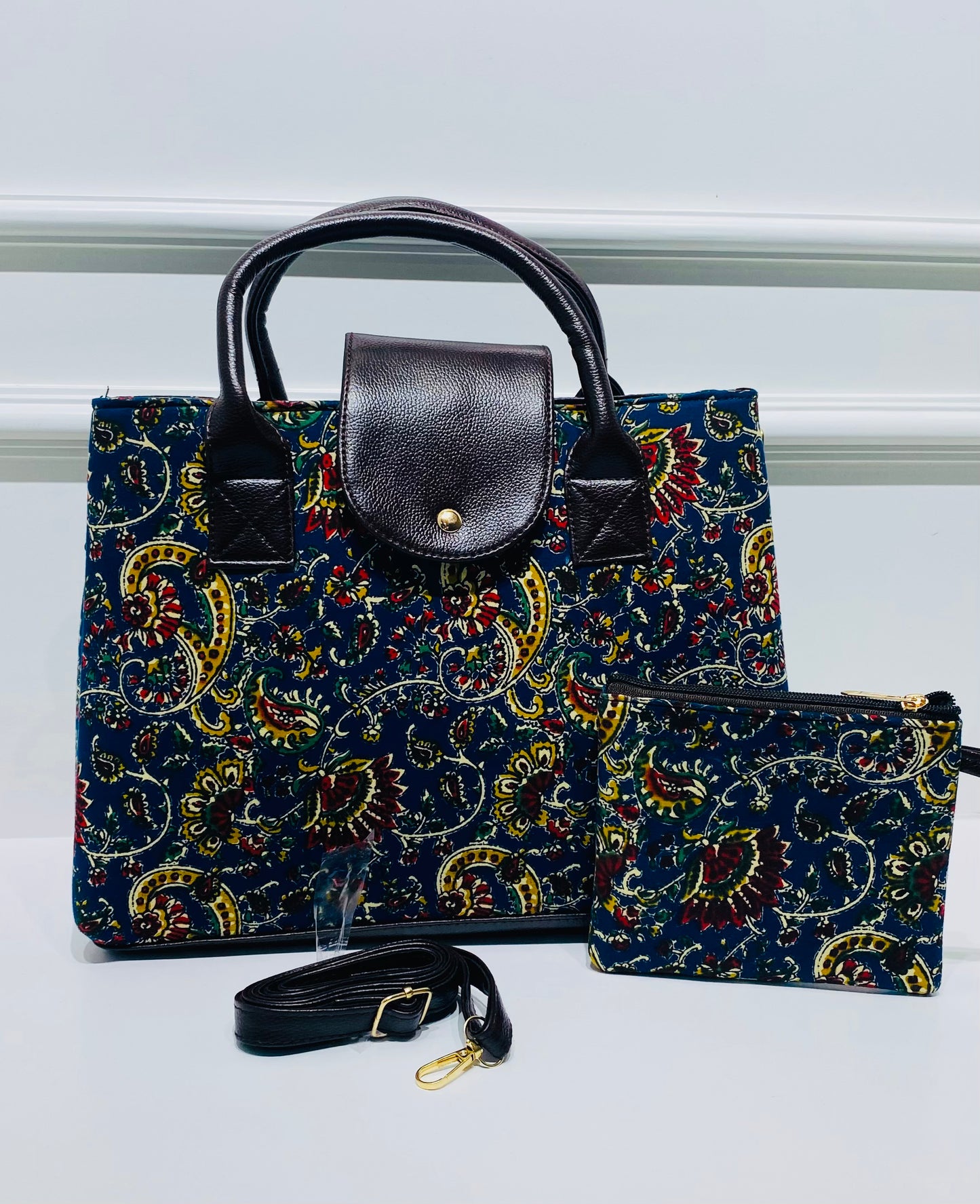 Amber Bloom 2-in-1 Handbag & Sling with Free Pouch