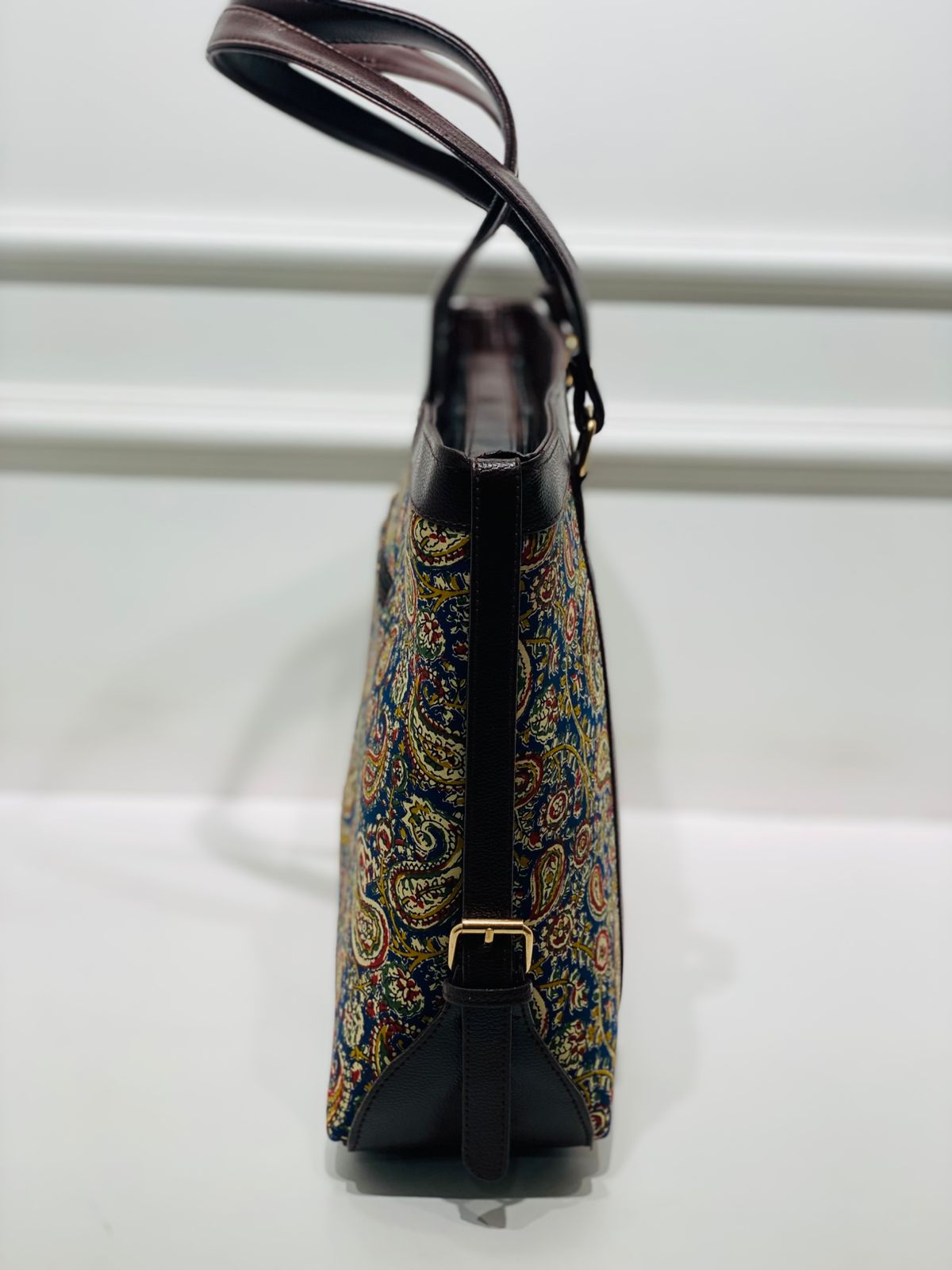 Paisley Charm Office & Laptop Bag | Spacious & Stylish for Work & Daily Use