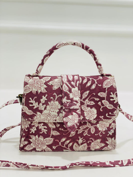 Gulnaar Hand Block Printed Sling Bag