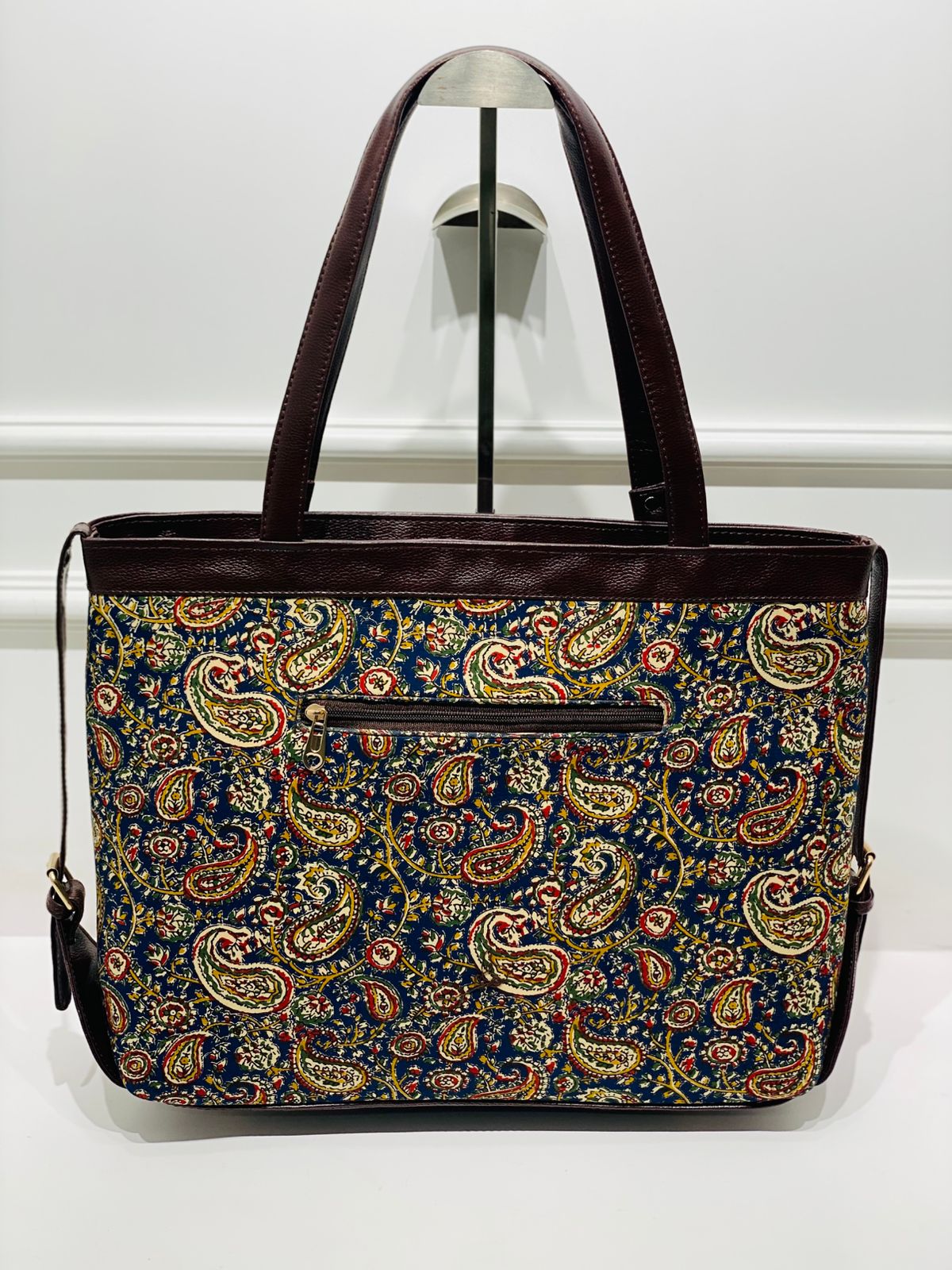 Paisley Charm Office & Laptop Bag | Spacious & Stylish for Work & Daily Use