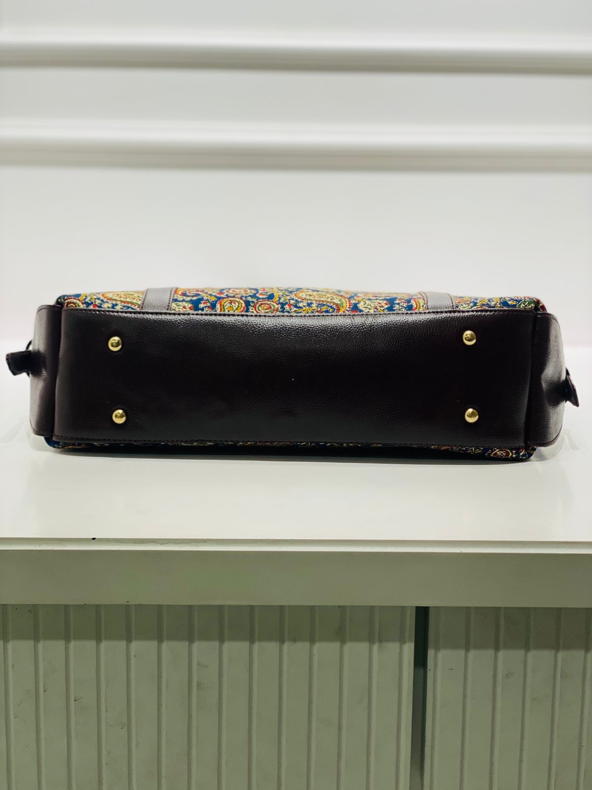 Paisley Charm Office & Laptop Bag | Spacious & Stylish for Work & Daily Use